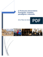 O Protocolo Universitário Português Coimbra, Paradigma e Referente - Artur Filipe Dos Santos