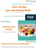 Food For Your Ears - Boost Your Hearing Health - EarGuru - in