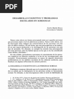 Dialnet DesarrolloCognitivoYProblemasEscolaresEnSordosas 2244171 PDF