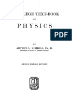 A College Text-Book of Physics - Kimball