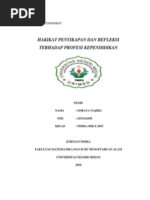 Hakikat Penyikapan Dan Refleksi Profesi Kependidikan