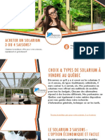 Comment Choisir Entre Le Solarium 3 Saisons Ou 4 Saisons?