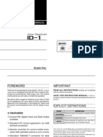 Icom ID-1 Instruction Manual