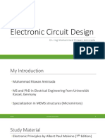 Electronic Circuit Design 9-2