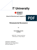 RMIT University: Metamaterial Resonators