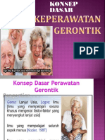 Konsep Dasar Keperawatan Gerontik