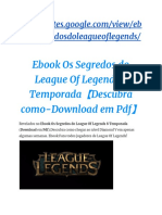 Ebook Os Segredos Do League of Legends 8 Temporada (Download em PDF