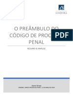 Resumo Preâmbulo Direito Processual Penal