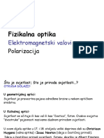 10 - Fizikalna Optika. Valovi, Polarizacija