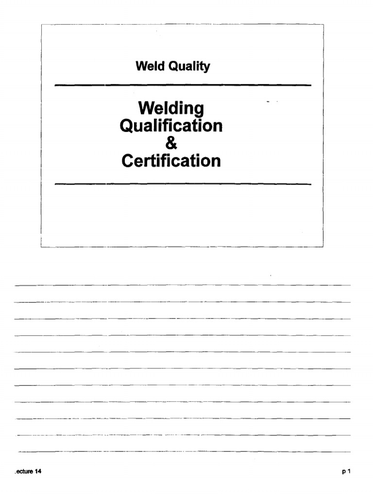 Weld Quality Control Standards Overview | PDF | Welding | Construction