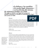 COFRÉ, L. 2012. El Derecho A La Defensa y Los Modelos Comparados de Ayuda Legal. Elementos