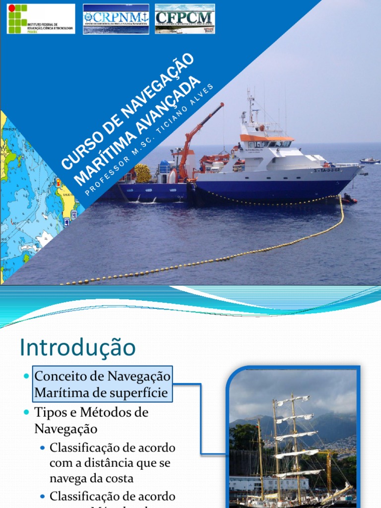 Introdução aos conceitos e métodos básicos de navegação marítima | PDF ...
