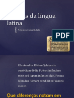 Os Sons Da Língua Latina