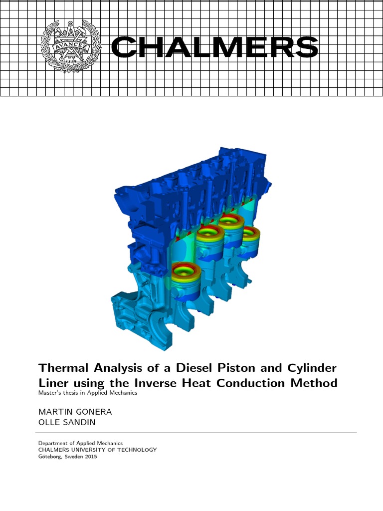 Diesel Piston Thermal Analysis Model | PDF | Internal Combustion Engine ...