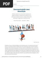 Desconstruindo Uma Demolição Gazeta Do Povo