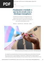 Finalmente a Verdade o Que Há de Errado Com a Ideologia Transgênero Gazeta Do Povo