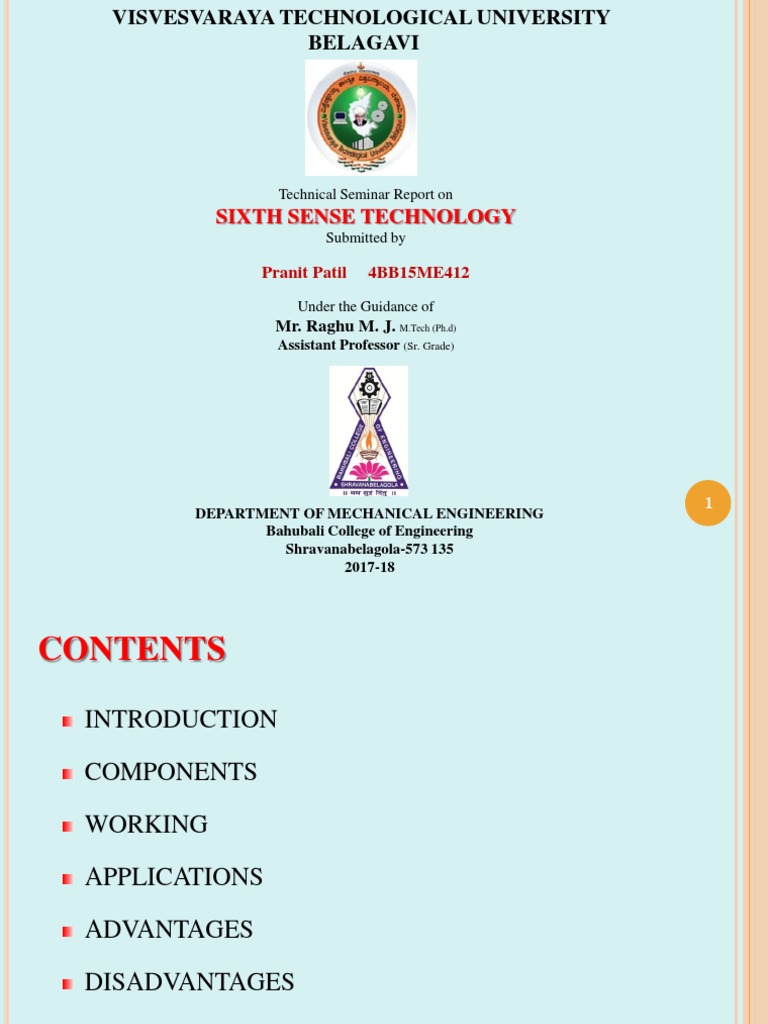 Paper presentation on sixth sense technology plus ppt 03 image