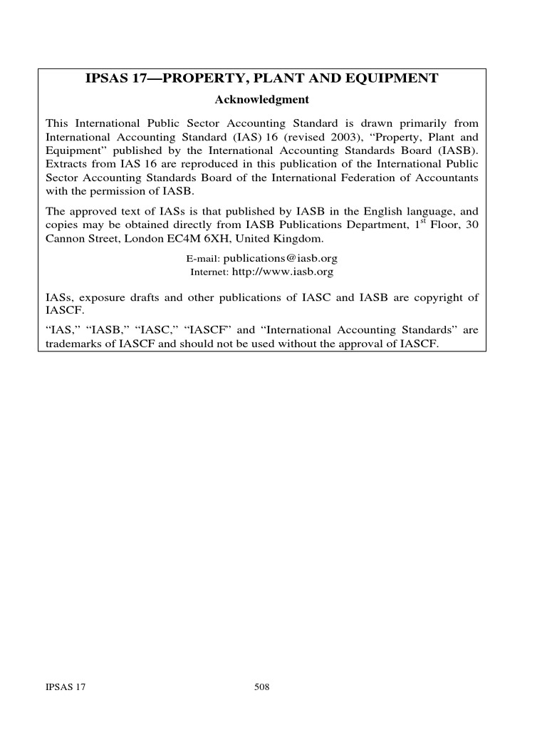 Ipsas 17 Property Plant 2 PDF | PDF | Fair Value | Fixed Asset