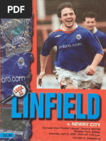 Vol 37 - Linfield V Newry City 05.04.08