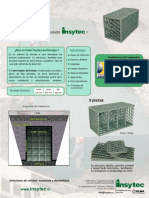 Cubo Insytec de Drenaje 25,5 Tonm2