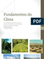 Fundamentos do clima: circulação atmosférica, ENSO e mudanças climáticas