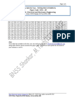 Key For Mock Test - Tstransco/Tsspdcl Paper Code: GTD - 05 Branch: Electrical and Electronics Engineering