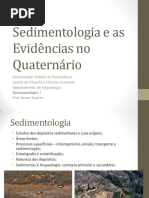 Evidências No Quaternário