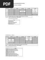 horarios IM, Coro, Orquestra e Exp dramática - 13 de set