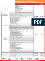 Industrial Attachment Topic's Training Package