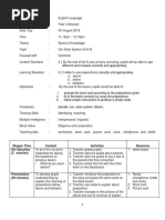 Stages/ Time Content Activities Resource Set Induction (5 Minutes)