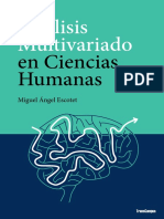 Análisis Multivariado en Ciencias Humana.  Miguel Ángel Escotet