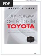 Las Claves Del Éxito de Toyota