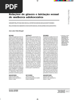 Relações de Gênero e Iniciação Sexual