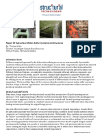 Repair of Subsurface Molten Sulfur Containment Structures - 0