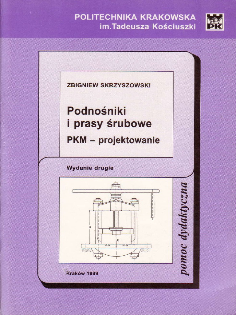Podnosniki I Prasy Srubowe Skrzyszowski Pdf