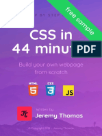 CSS in 44 Minutes Ebook - Free Sample