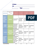 Rúbrica Cuaderno de Apuntes 2