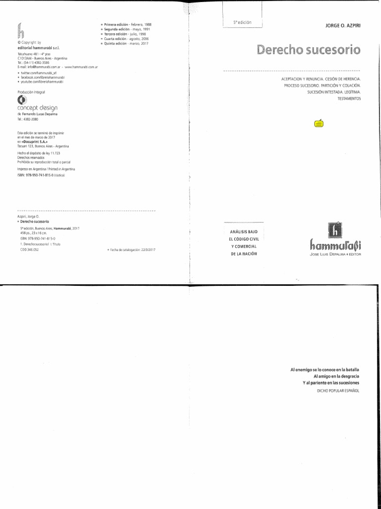 Derecho sucesorio pdf