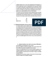 Analisis de Instruemntos Entrevista, Prueba Inicial