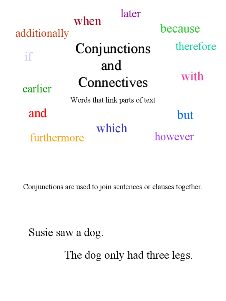 Additionally: Conjunctions and Connectives | PDF