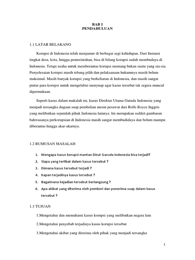 Kasus Korupsi Docx