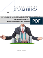 Unidad Didáctica 1. Administración de La Propiedad Horizontal PDF