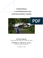 Colombia Technical Report by Competent Person1