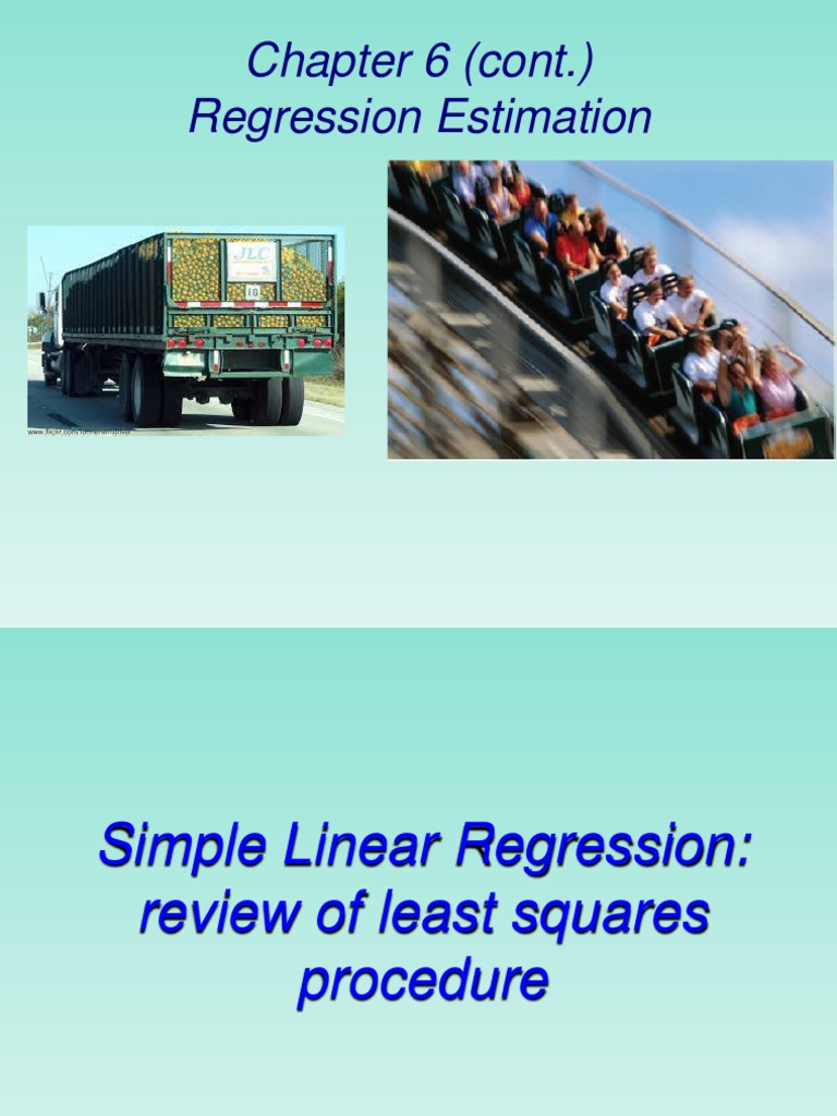 Sequential Least Squares Regression | PDF | Errors And Residuals ...