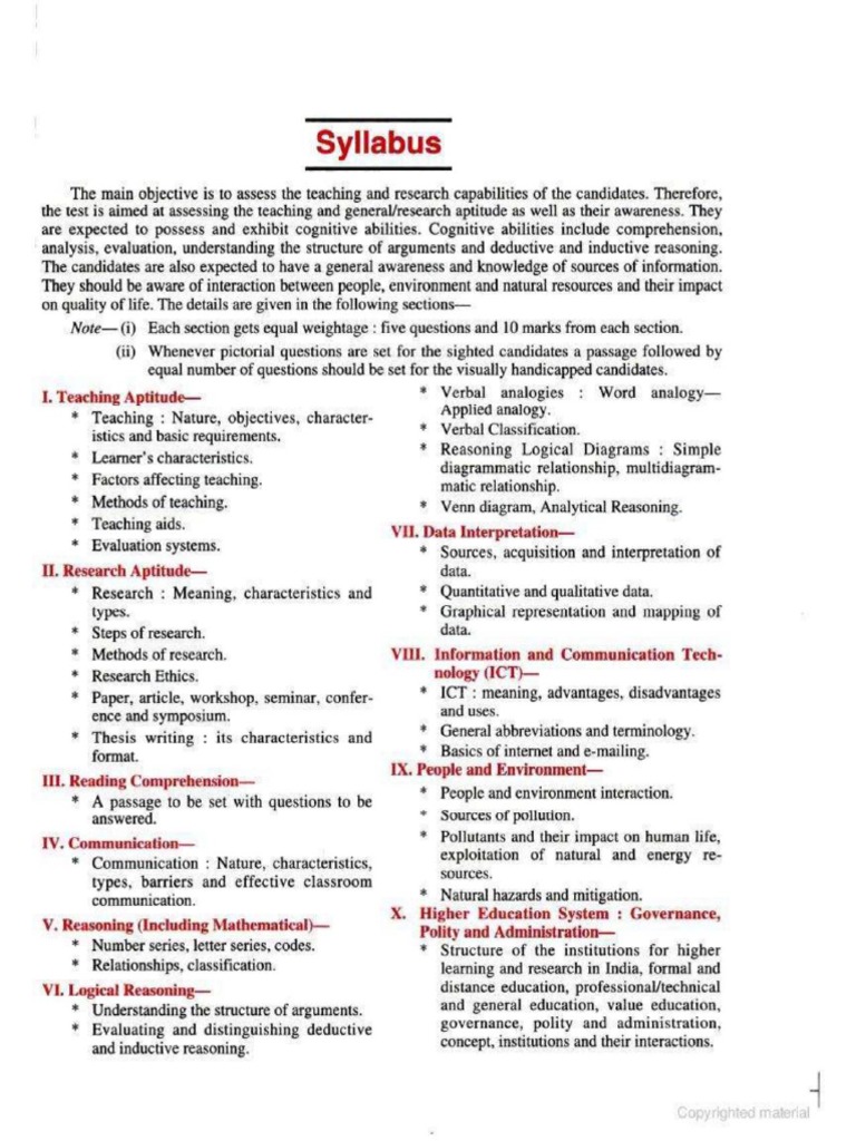 Ugc Net General Paper Book | PDF