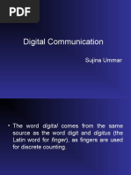 Digital Communication: Sujina Ummar