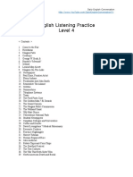 English Listening Practice Level 4