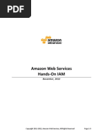 Amazon Web Services Hands-On IAM: December, 2012