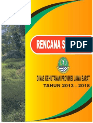 Renstra Dishut Provinsi Jabar 2013 2018 Ttd