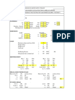 Design of Pad Footing - F1: Project Structure Document Title